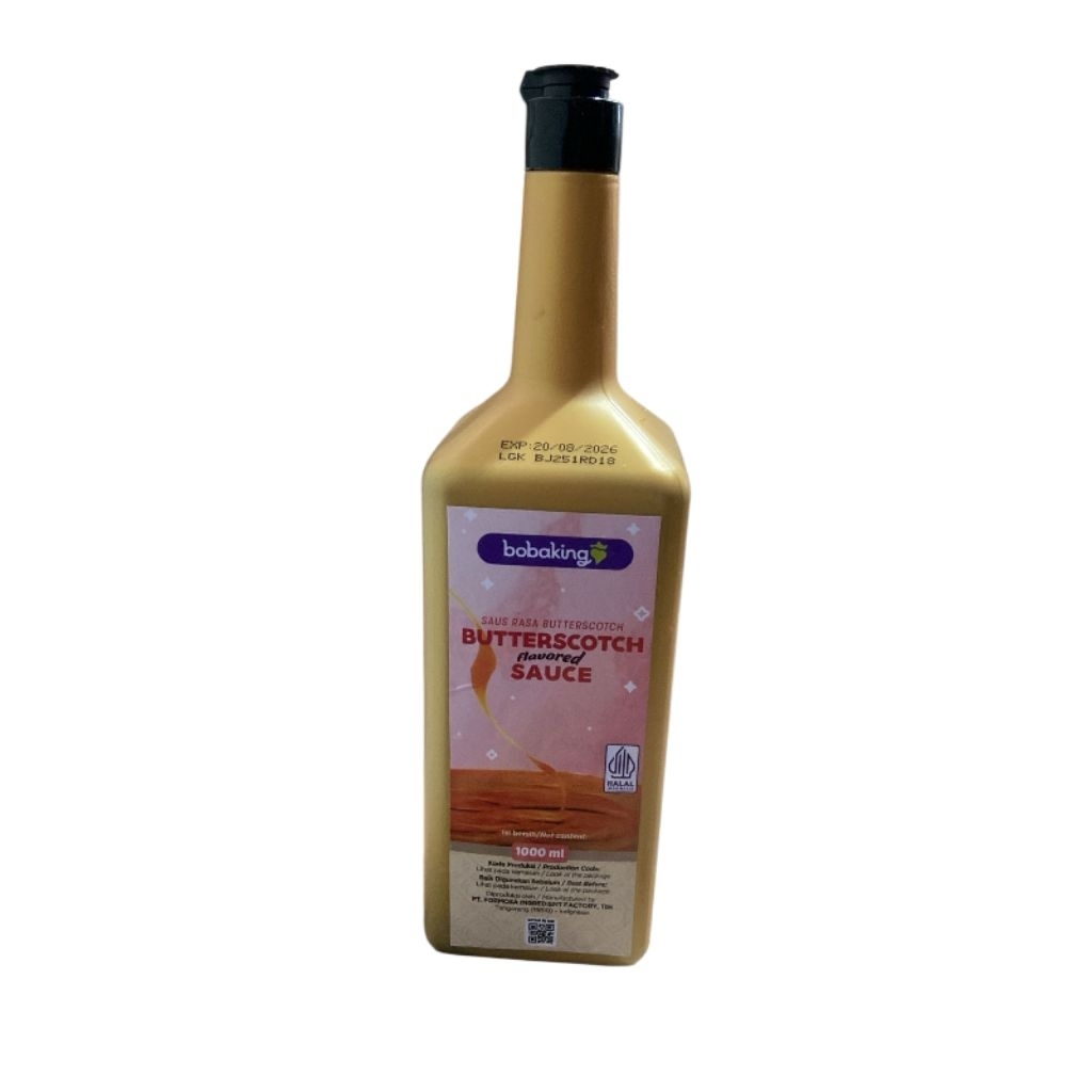

1 lt Bobaking Butterscotch Sauce (saus minuman)