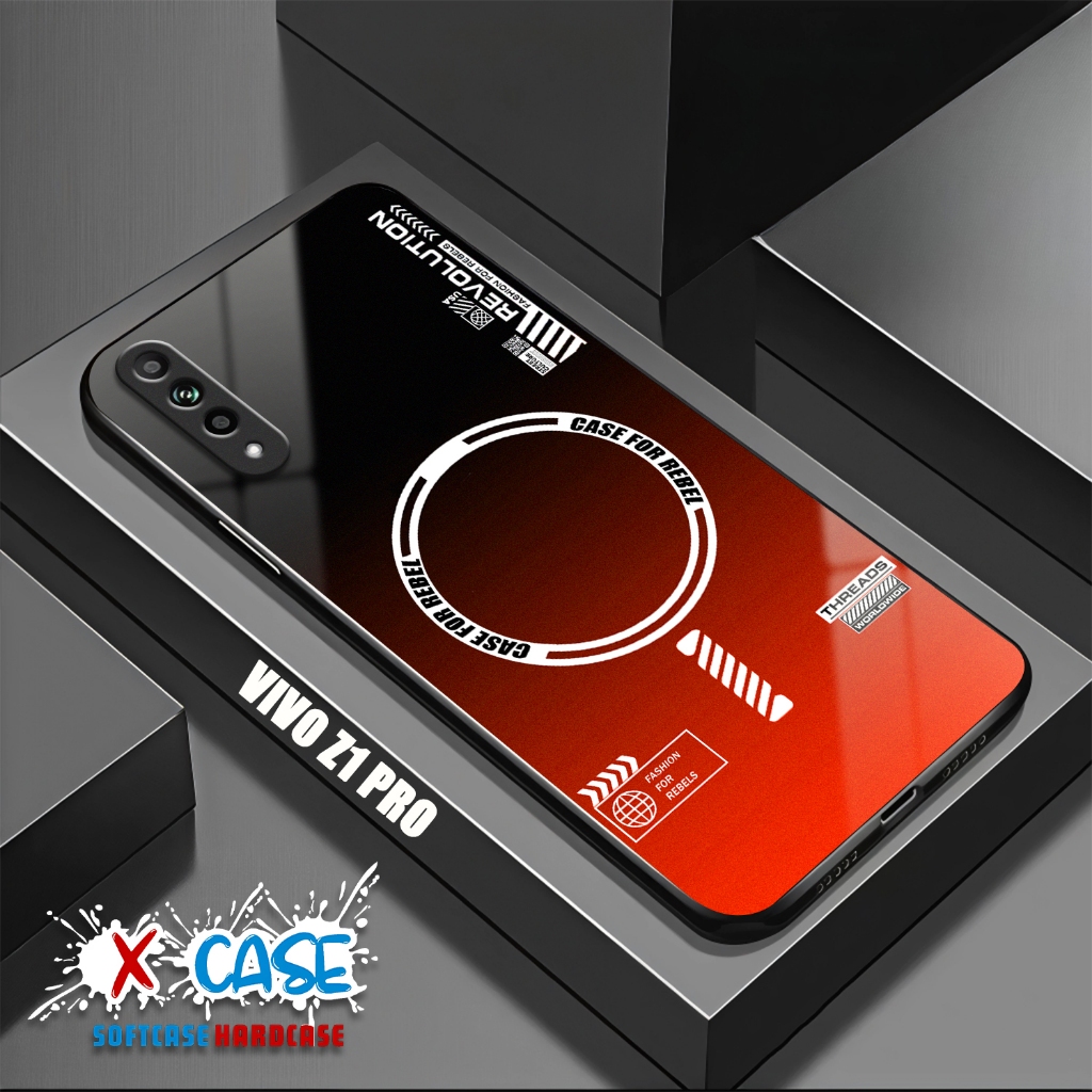 Softcase  Vivo Z1 Pro Casing Glossy Vivo Z1 pro Vivo 1951 1918 Case kaca - Kesing Kaca Kilau - Casin