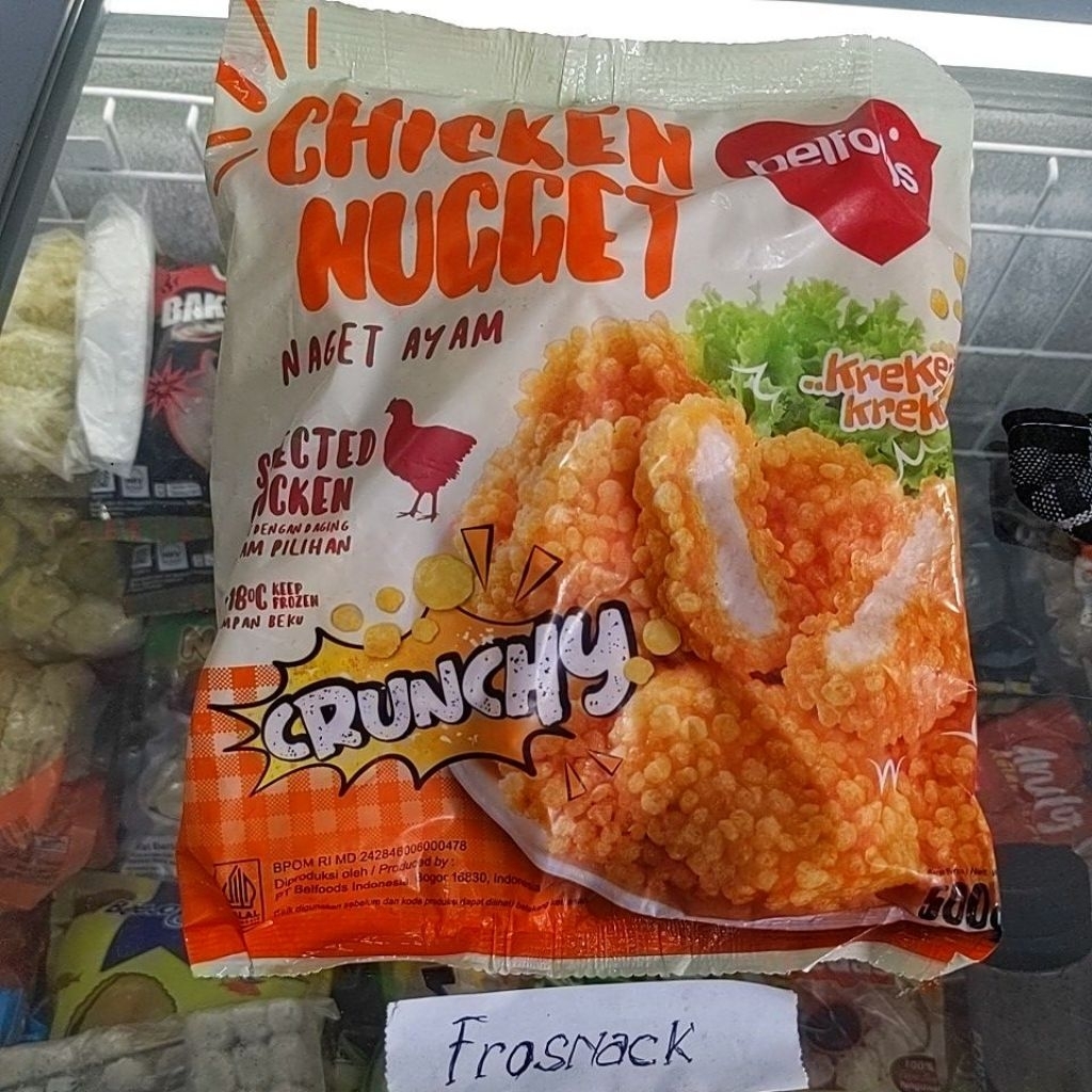 

Nugget crunchy 500g bellfoods