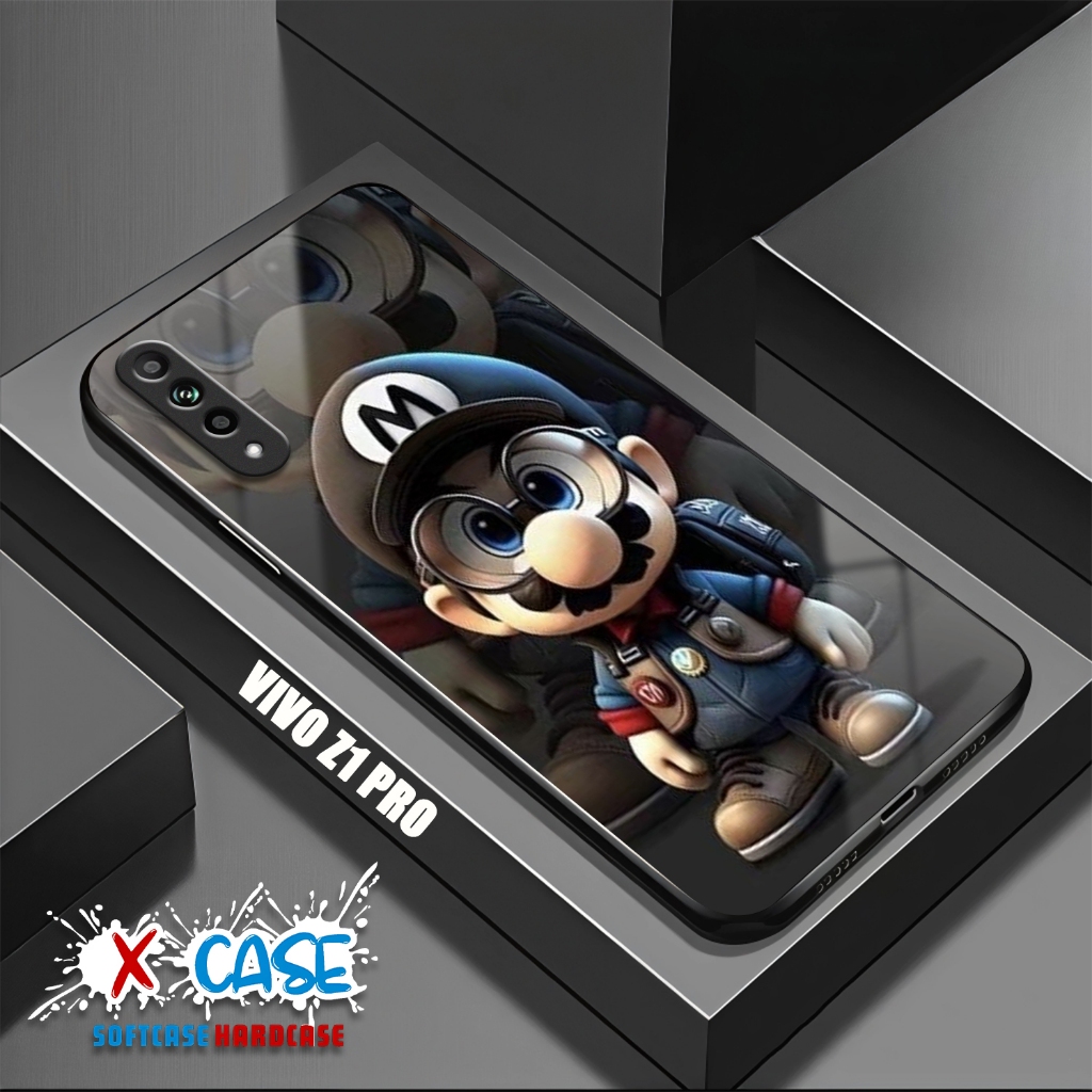 Softcase  Vivo Z1 Pro Casing Glossy Vivo Z1 pro Vivo 1951 1918 Case kaca - Kesing Kaca Kilau - Casin
