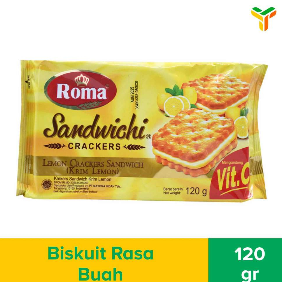 

Roma Sandwichi Lemon 120G