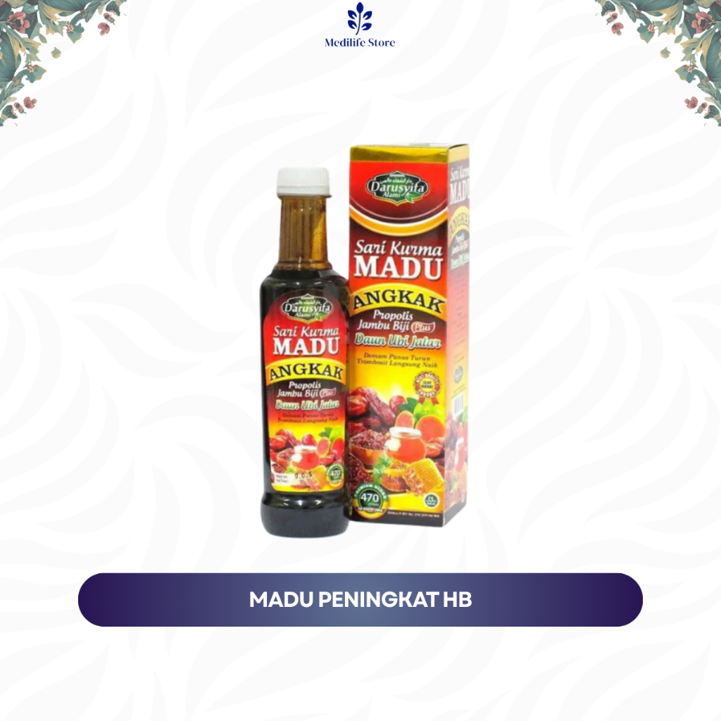 

MADU ANGKAK DARUSYIFA 470g BOTOL - herbal bantu naikkan trombosit | atasi DBD & typus | 100% ORIGINAL