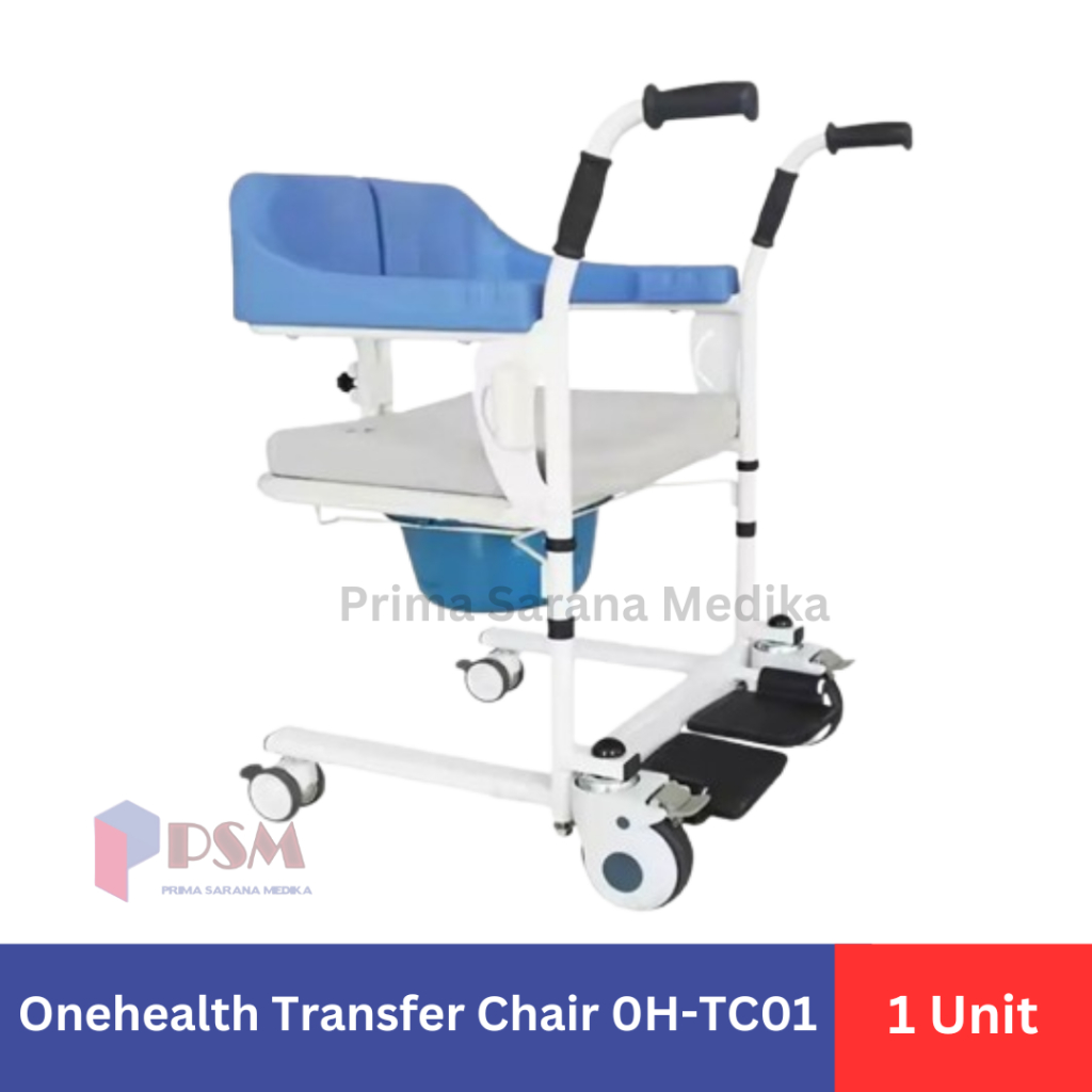 Onehealth Transfer Chair Hydraulic OH-TC02 OH-TC01 / Kursi Roda Transfer Plus Commode Chair