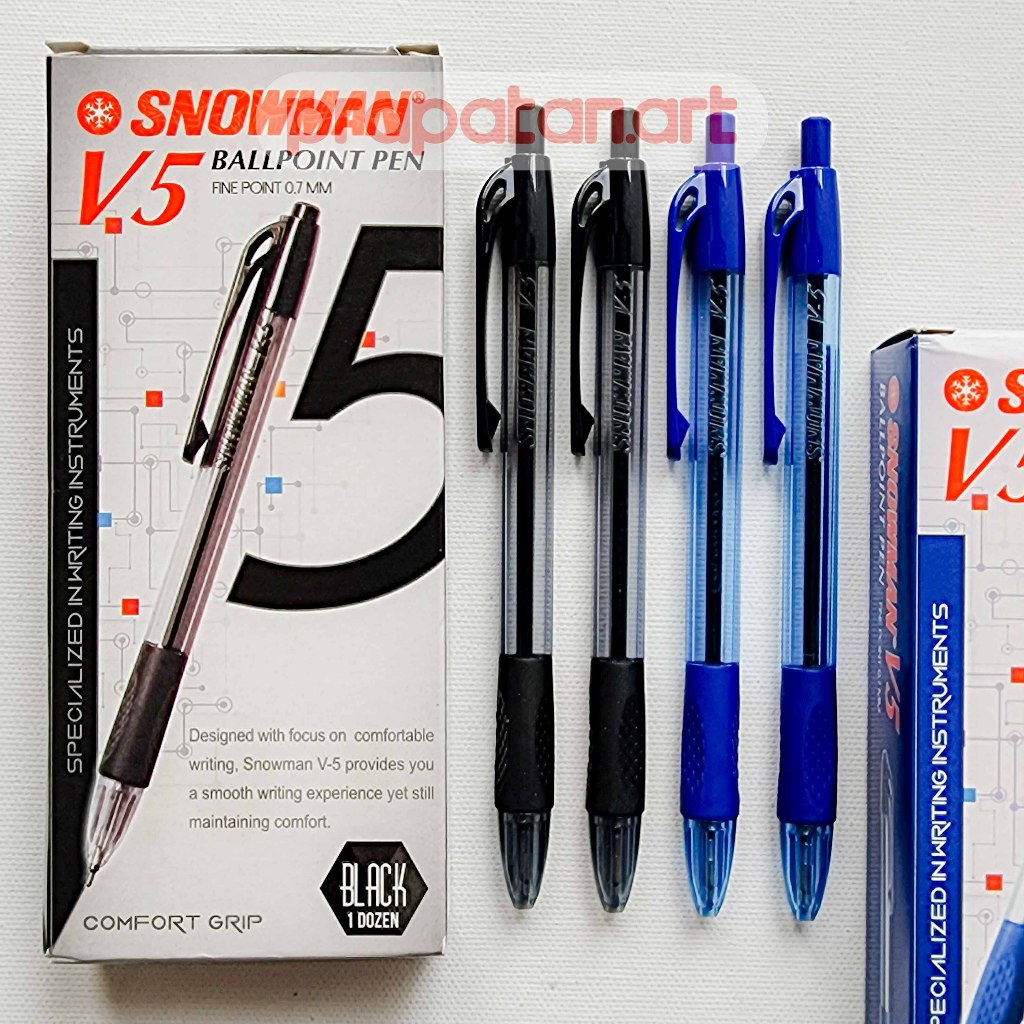 

Snowman Ball Pen V-5 0.7mm | Ballpoint | Pulpen Pena