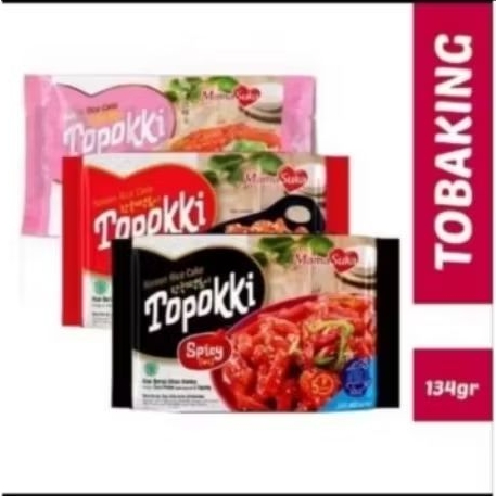 

TOPOKKI Instan Korea Rice Cake MamaSuka TOPOKKI HALAL 134gr TOPOKKI MamaSuka korean