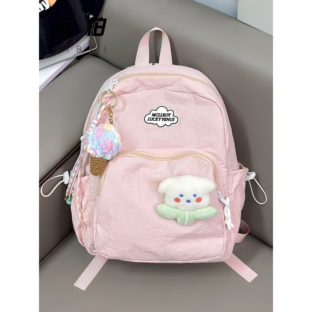 Tas Ransel punggung Terbaru Ins lucu Wanita tas sekolah Korea Import Fashion perempuan dengan warna 
