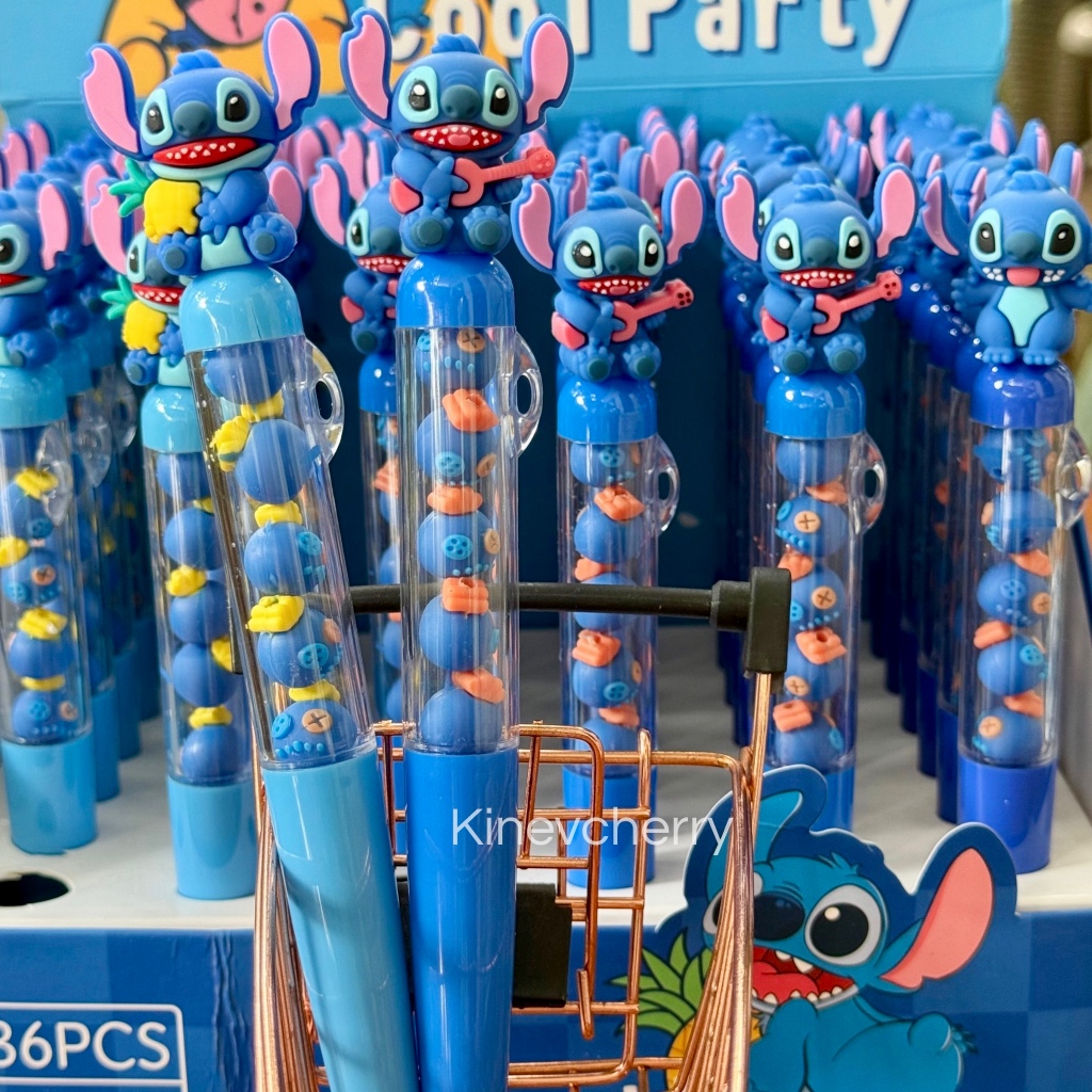 

Pulpen Stitch Cool Party Edition Tinta Hitam Gel