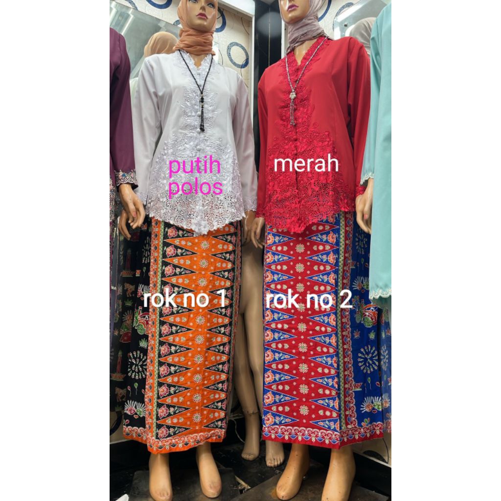 COD//ENCIM SET TRADISIONAL//ENCIM PLOS//ENCIM MOTIF BUNGA//ENCIM MURAH//ENCIM SERAGAMAN IBU PEJABAT/