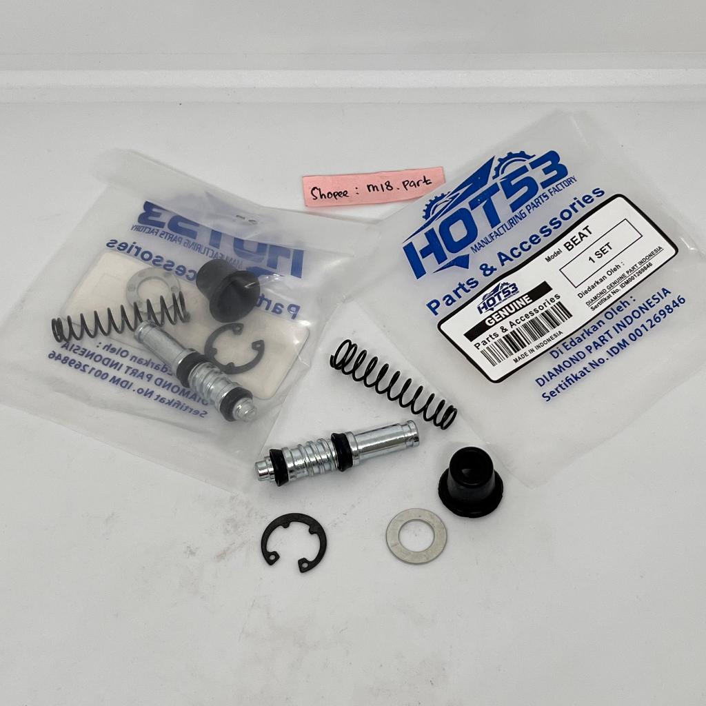 ISI MASTER REM BEAT "HOT 53" (min beli 10) - CYLINDER SET MASTER ISI MASTER REM MOTOR BEAT kemasan