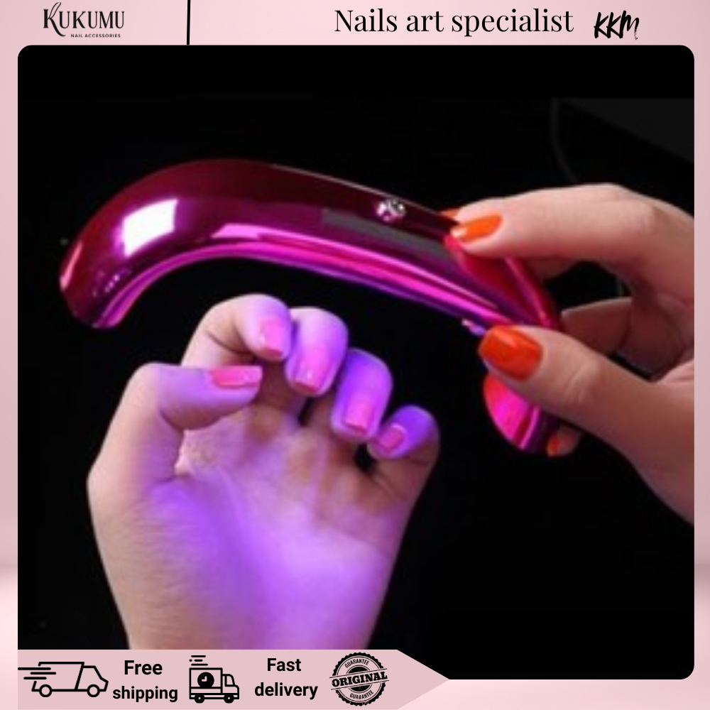 NAIL UV LAMP LENGKUNG UV LED GEL POLISH / ALAT PENGERING KUTEK GEL UV LED LAMP CURE UV LAMP