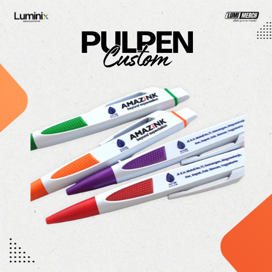 

Pulpen / Bolpen Promosi - Cetak Logo Text UV Printing Custom Souvenir