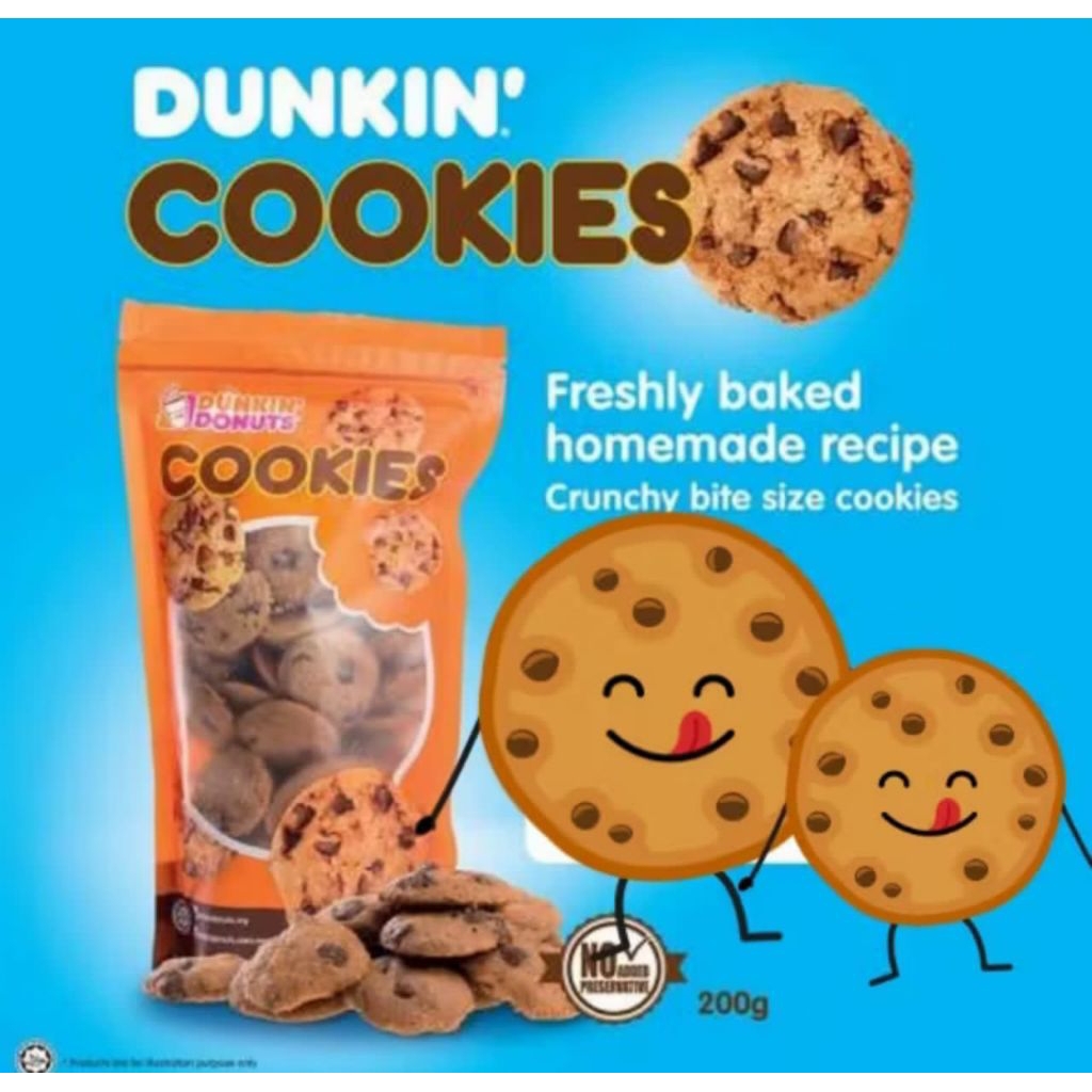 

DUNKIN' COOKIES BUTTERSCOTCH CHIP 200G