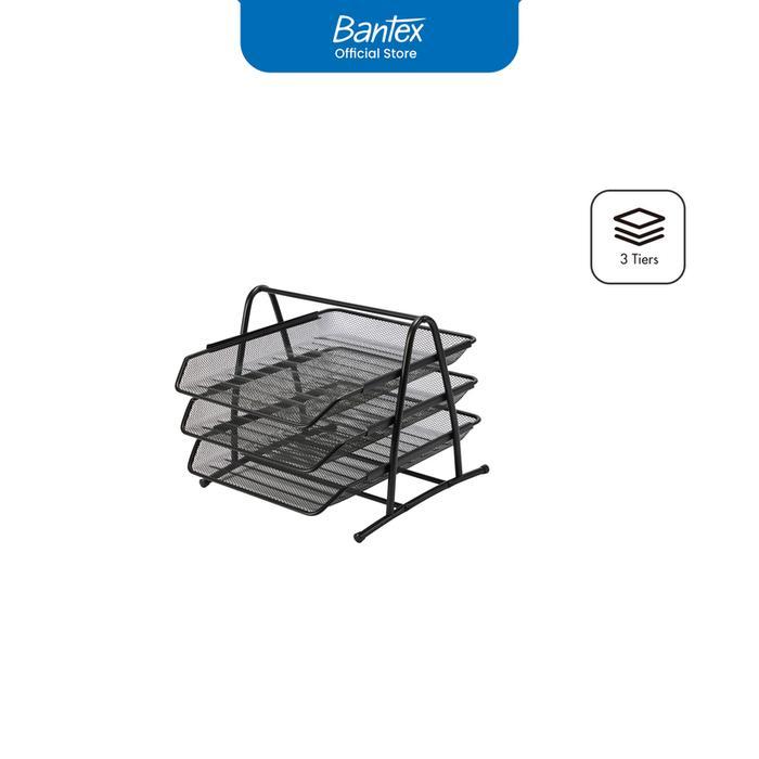 

Bantex File Tray / Rak Kertas Susun Material Mesh Baja Jaring 3 Tingkat BJ7833