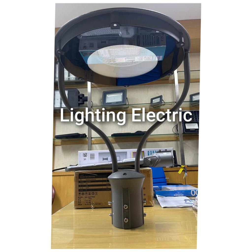 Morgen Lampu taman Ufo 50W 100w lampu taman area Garden Light Led 50 W 100 Watt Putih