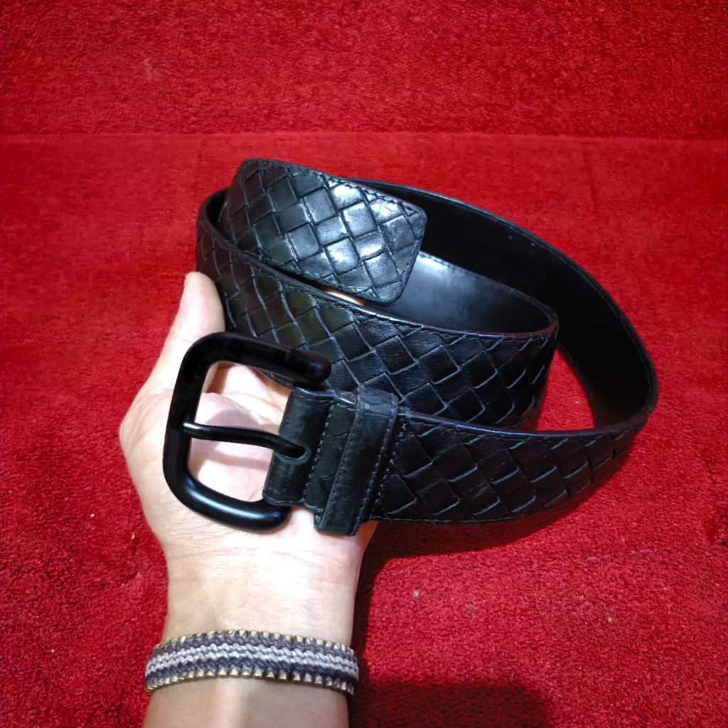 belt bv rajut unisex authentic