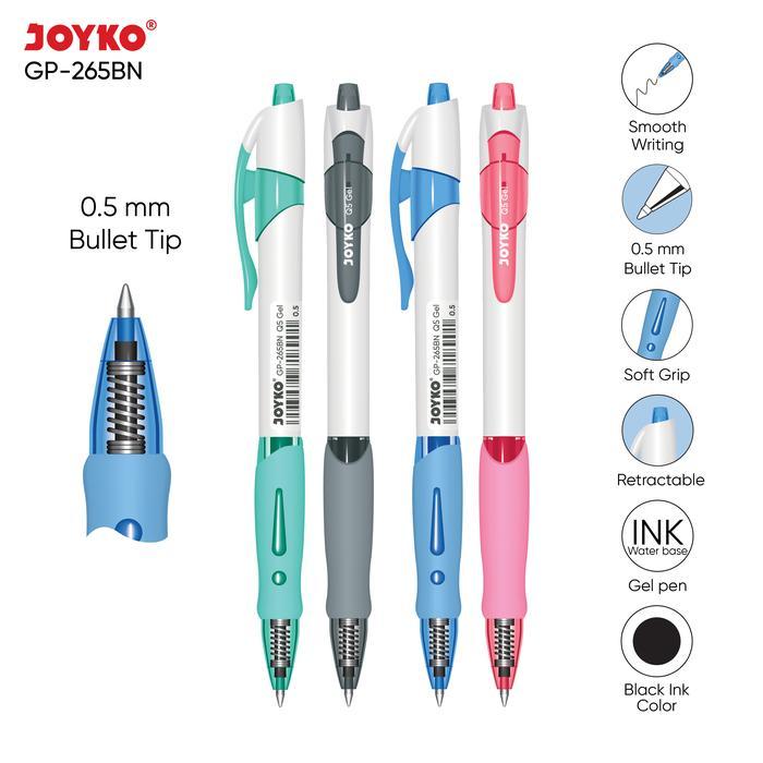 

GEL PEN PULPEN PENA JOYKO GP-265BN Q5 GEL 0,5MM