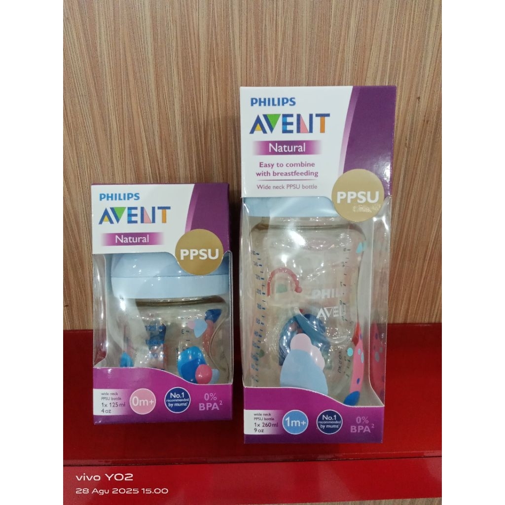 Botol Susu Philips Avent Natural PPSU / Botol Susu Bayi