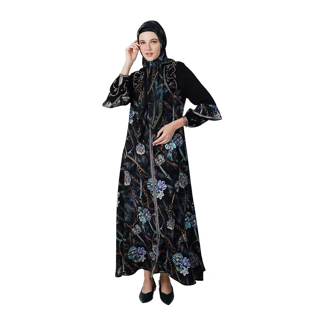 ABAYA HIKMAT FASHION ORIGINAL A9211-02
