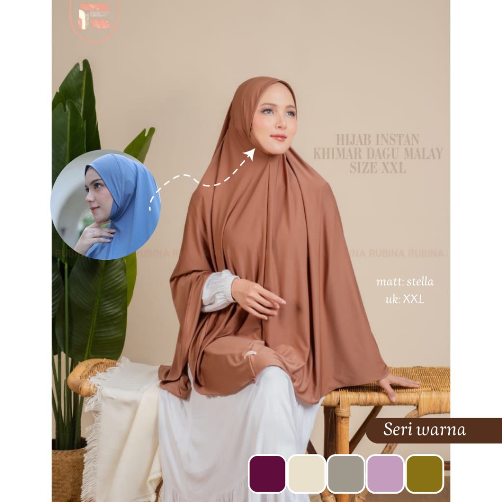 Bergo dagu syar'i matt:stella