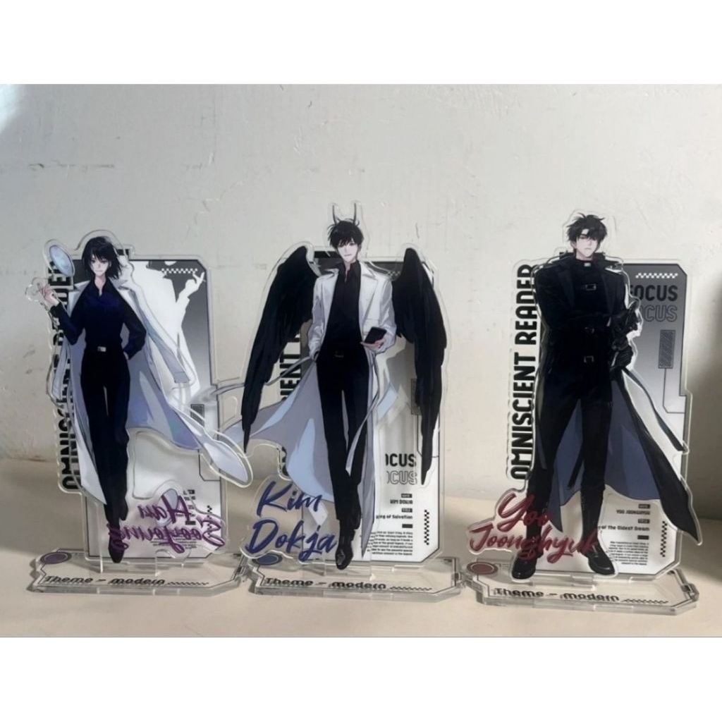 [READY] OME standee stand akrilik 10cm Omniscient Reader Kim Dokja , Yoo Jonghyuk, Han sooyoung