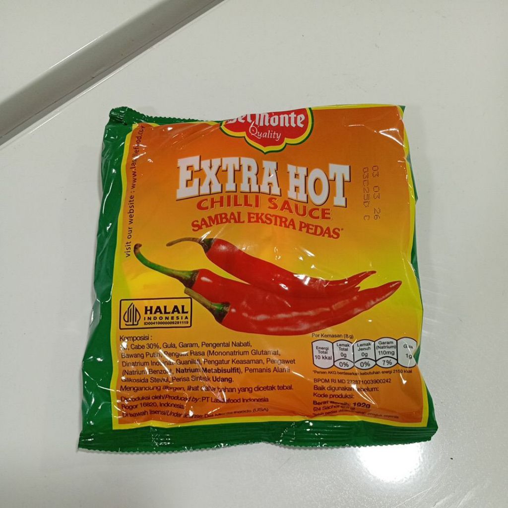 

DelMonte Chili hot sachetan