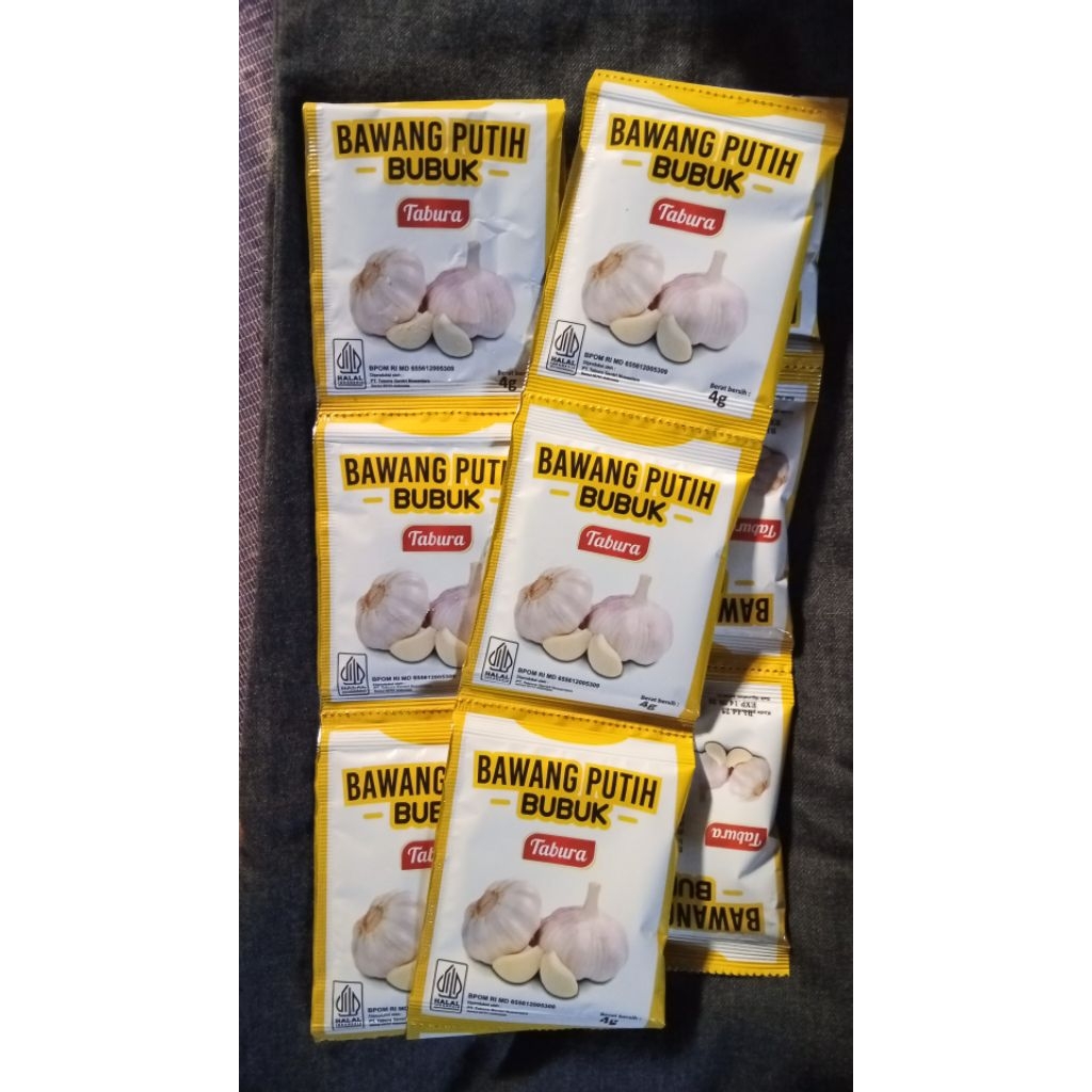

BILQIS15** Bawang putih bubuk tabura 12x4gr harga grosir