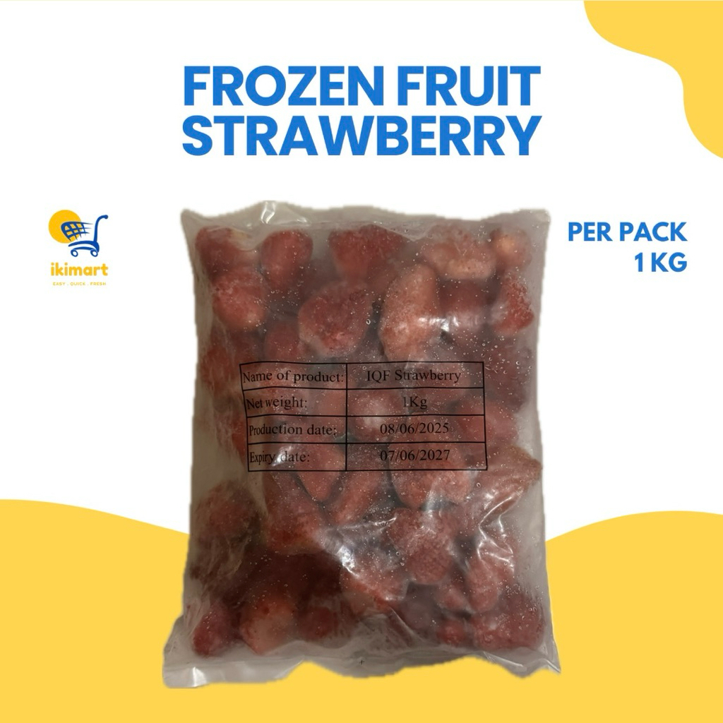 

Frozen Strawberry IQF 1kg INSTANT SAMEDAY ONLY