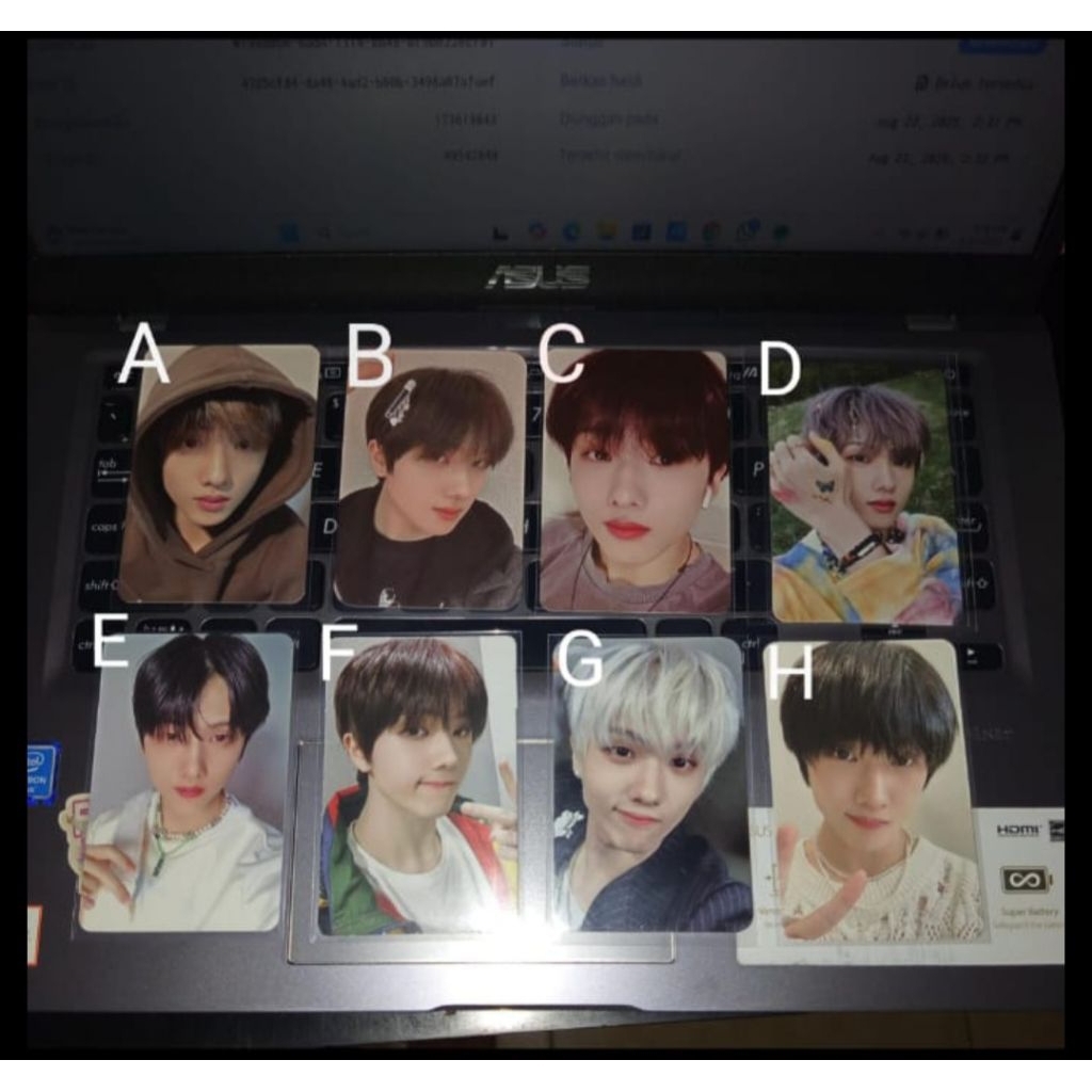 PHOTOCARD OFFICIAL JISUNG PC JISUNG NCT