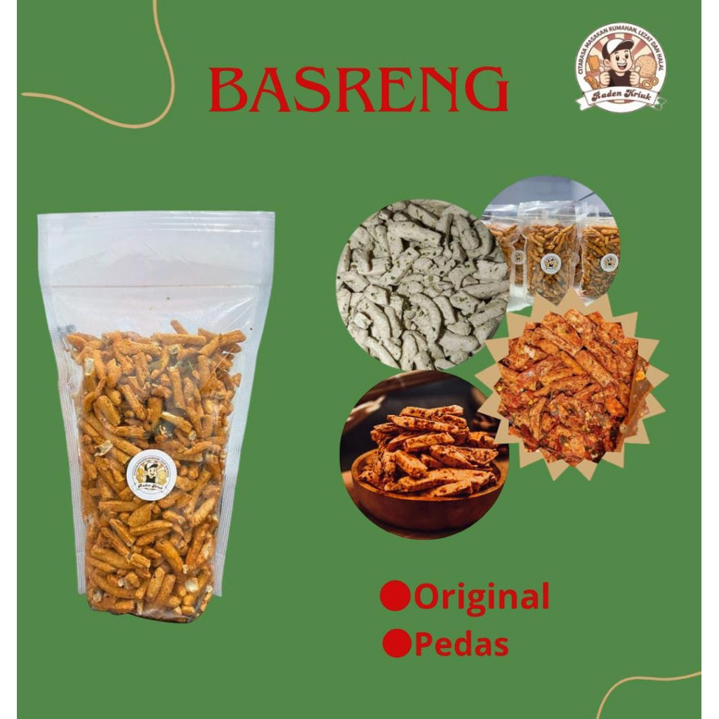 

[terlaris] Basreng viral 180gr Raden Kriuk (SUPER PREMIUM) pedas daunjeruk