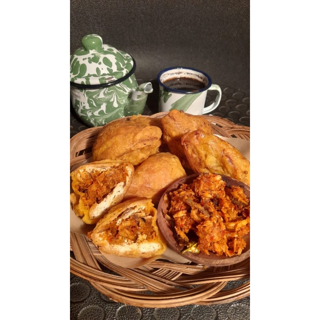 

Tahu Crispy Tongkol Pedas isi 7Pcs