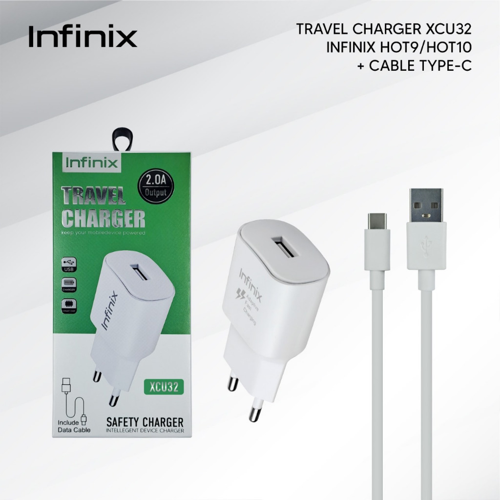 Travel Charger Infinix XCU32 For Tipe c Charger Casan Infinix XCU32 Usb C Type c / XCU32 (Type C)