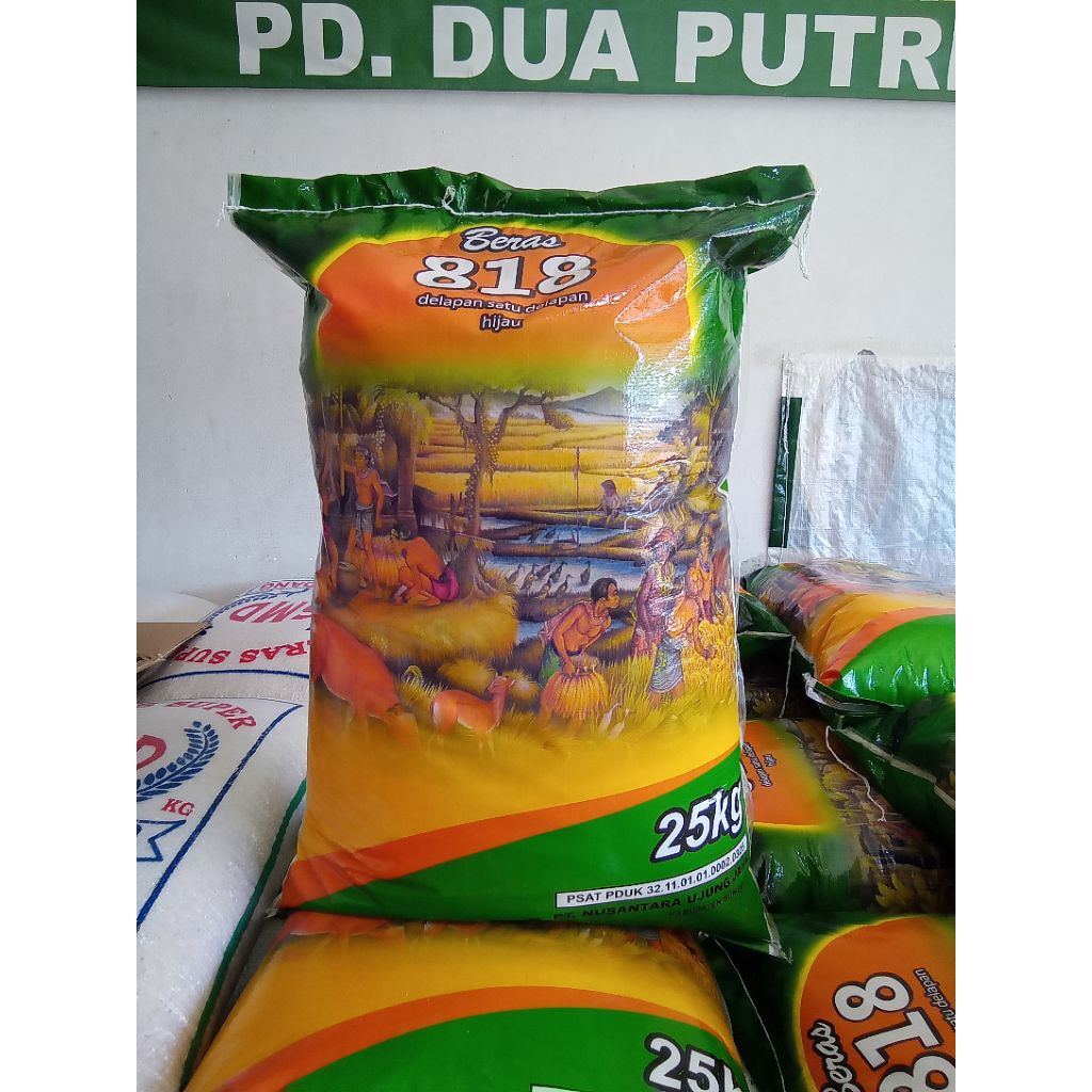 

BERAS KARUNGAN / BERAS 818 HIJAU - 5 KG, 10 KG, 20 KG, 25 KG