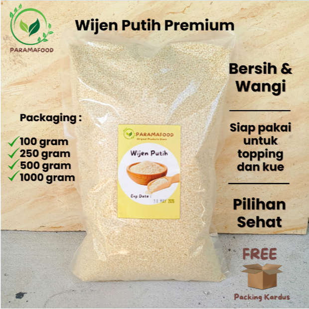 

Wijen Putih Super Premium 1 kg 500 gr 250 gr 100 gr