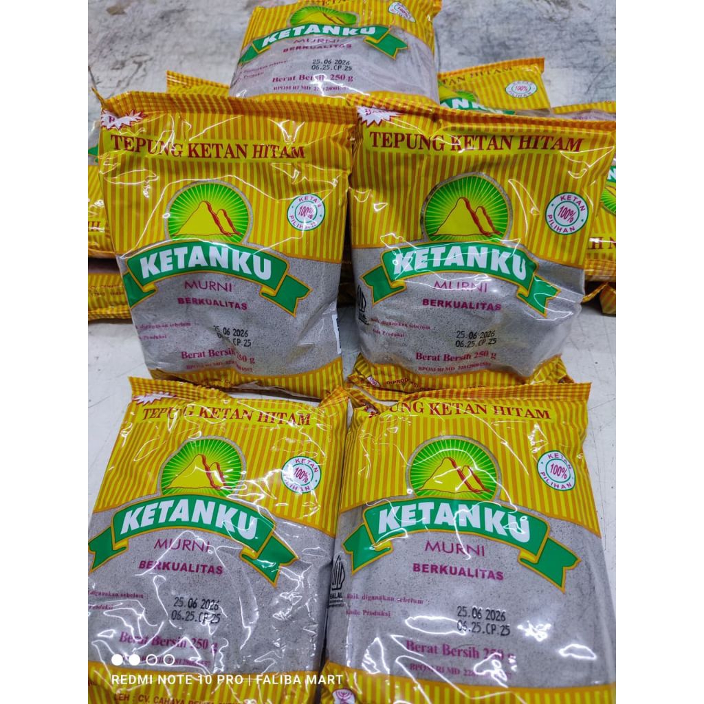 

Tepung Ketan Hitam KETANKU 250gr - Ketan Hitam Tepung 250gr
