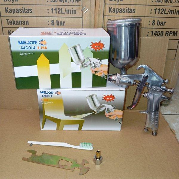 SAGOLA SPRAY GUN TABUNG ATAS F75G 400MM SPORT / Spraygun f75 sagola