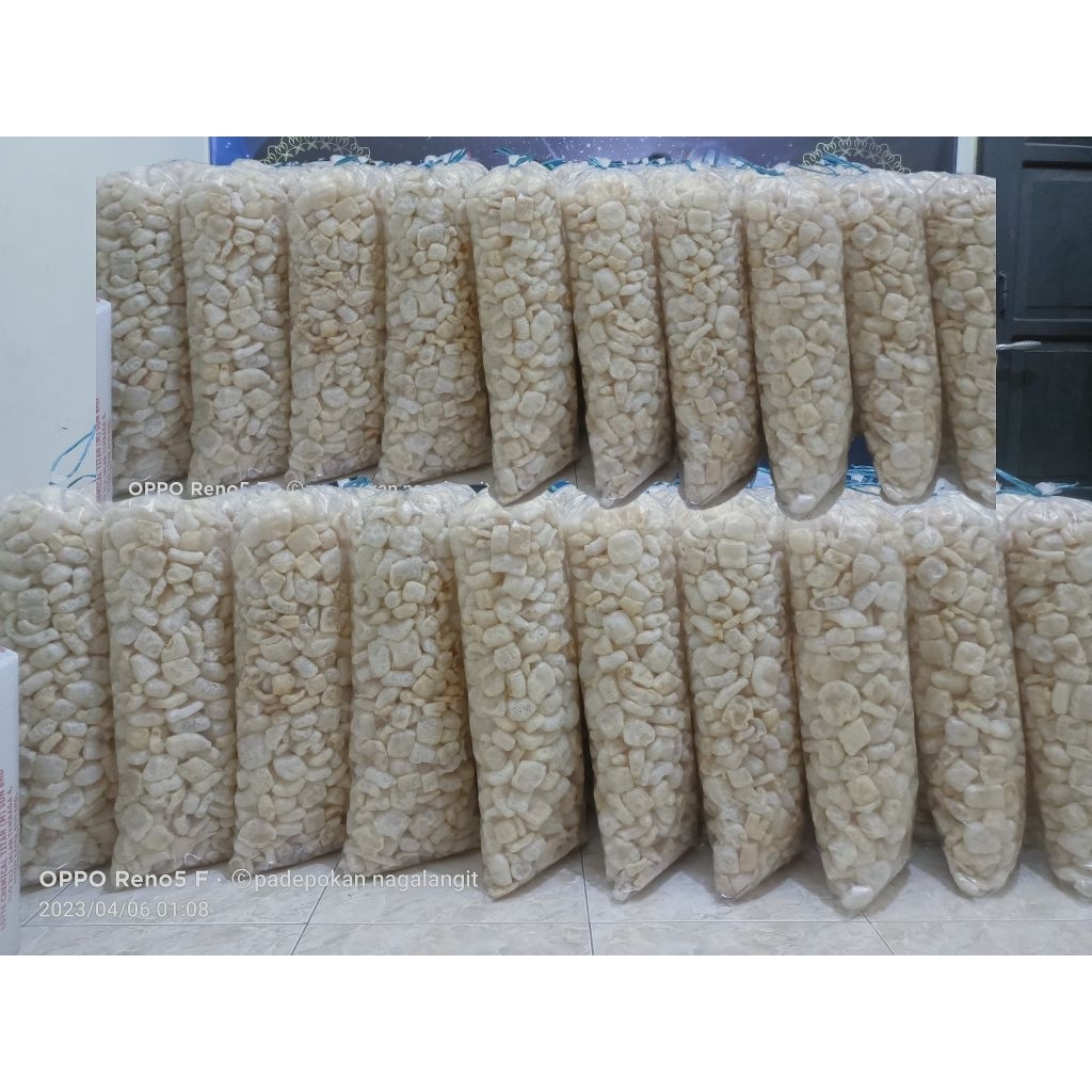 

krupuk kulit krupuk rambak berat 250gram free packing kardus