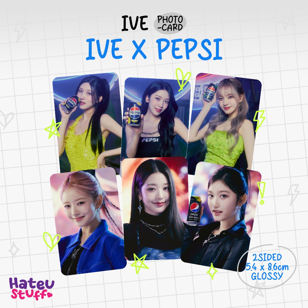 IVE X Pepsi Unofficial Photocard Summer Festa, I WANT
