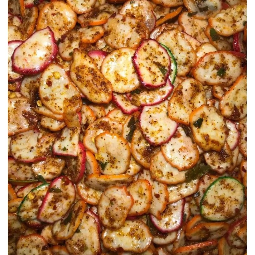 

Seblak Kerupuk Kering Pedas 250gr - Sebring Snack Viral Bumbu Pedas Daun Jeruk Cikruh Kriuk Gurih