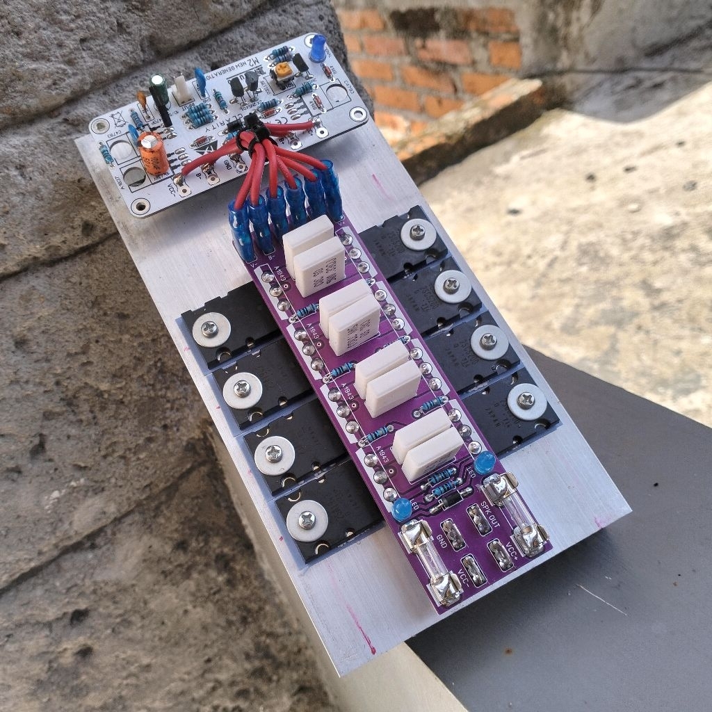 Kit driver Power Amplifier M2 New fullset Lengkap final 4set & Hs