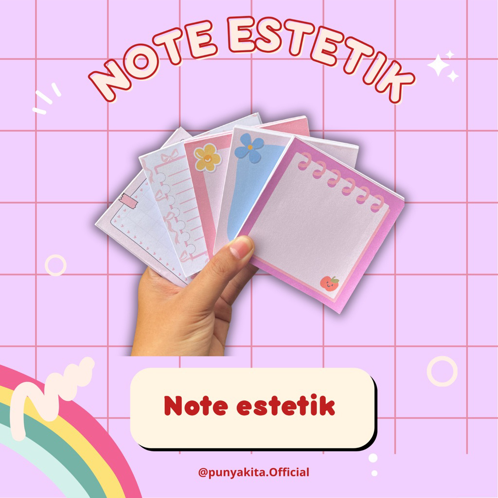 

Note estetik cacatan lucu