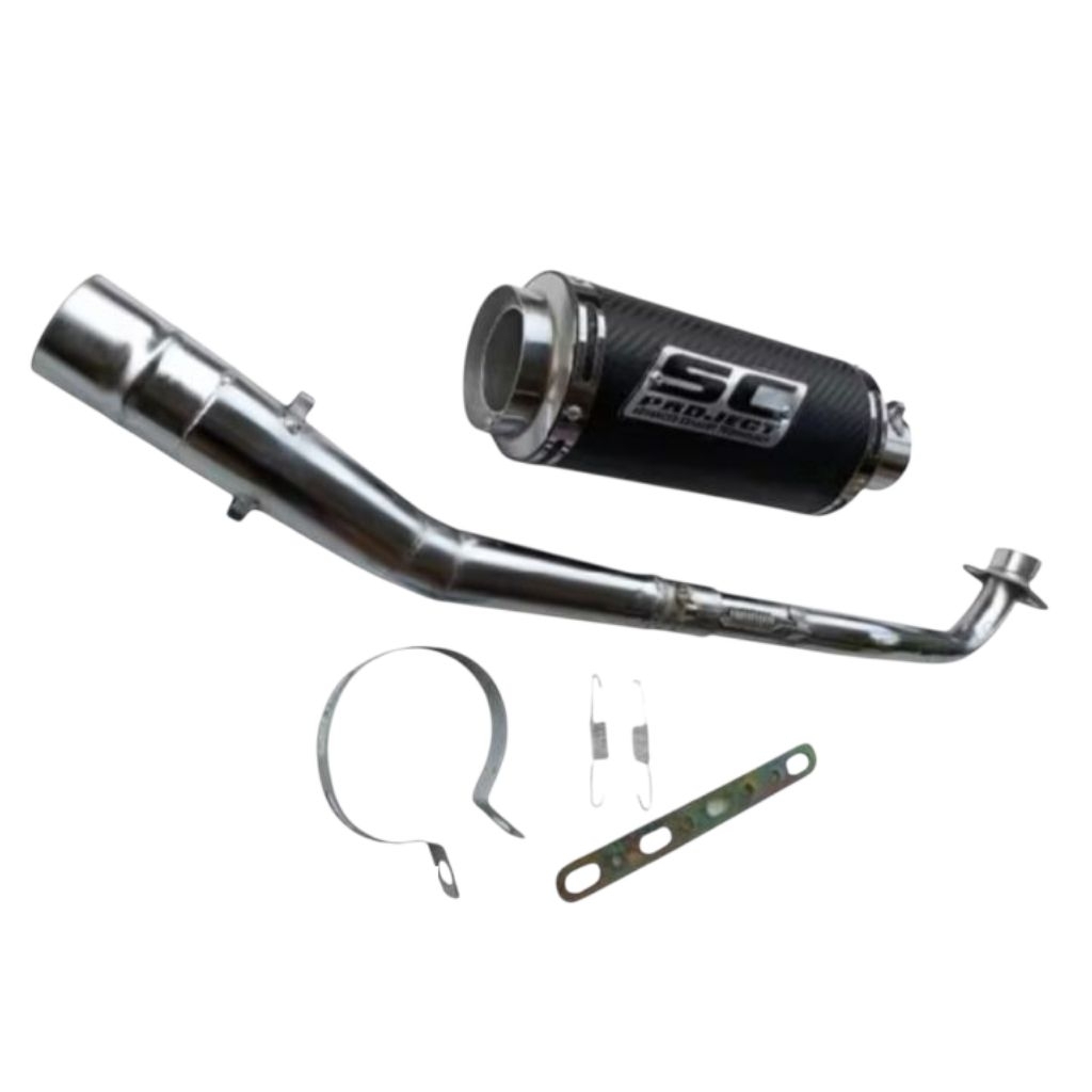 Knalpot Racing SC Project Untuk Motor Supra / Grand / Jupiter / Shogun | Suara Mantap