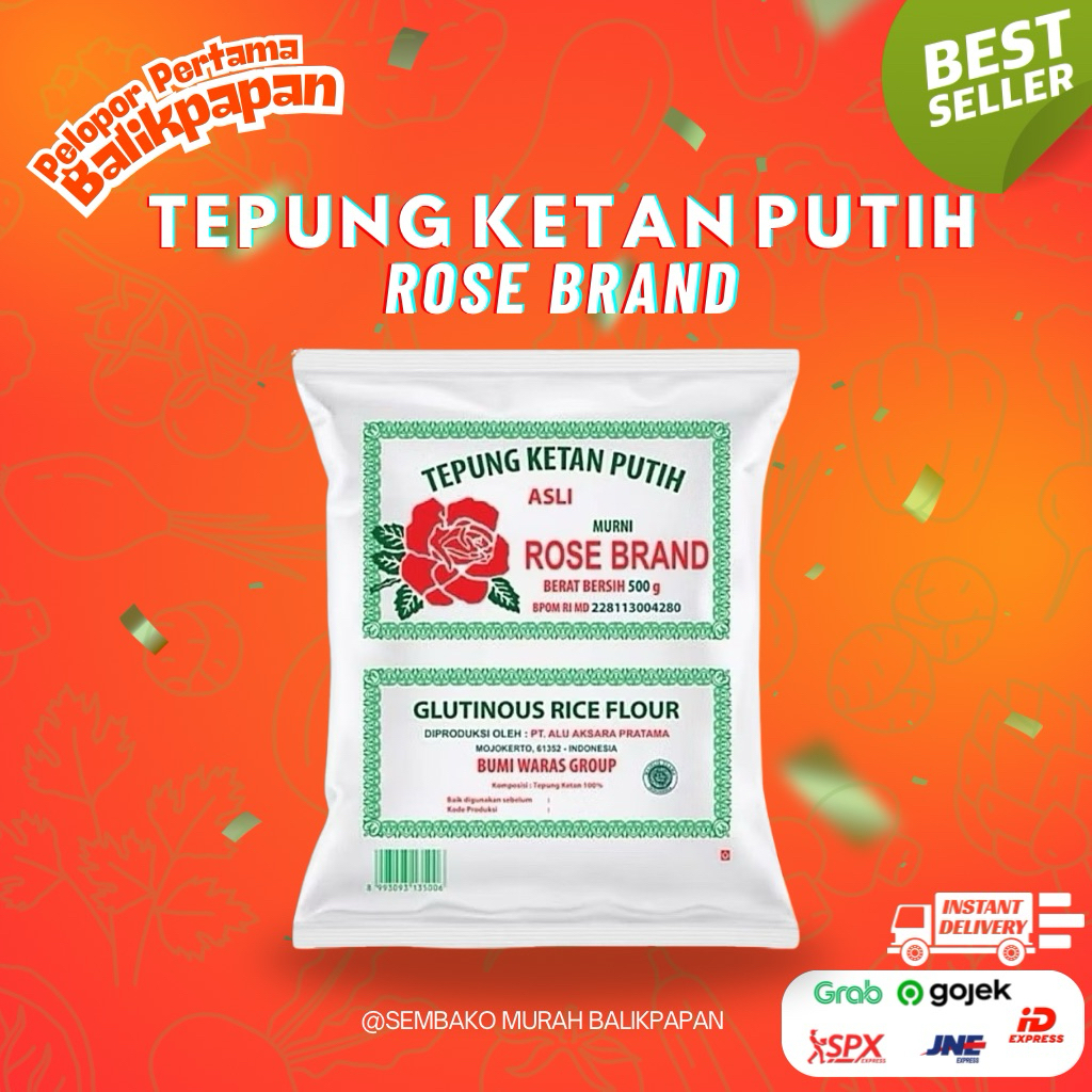 

tepung ketan rosebrand 500 gr