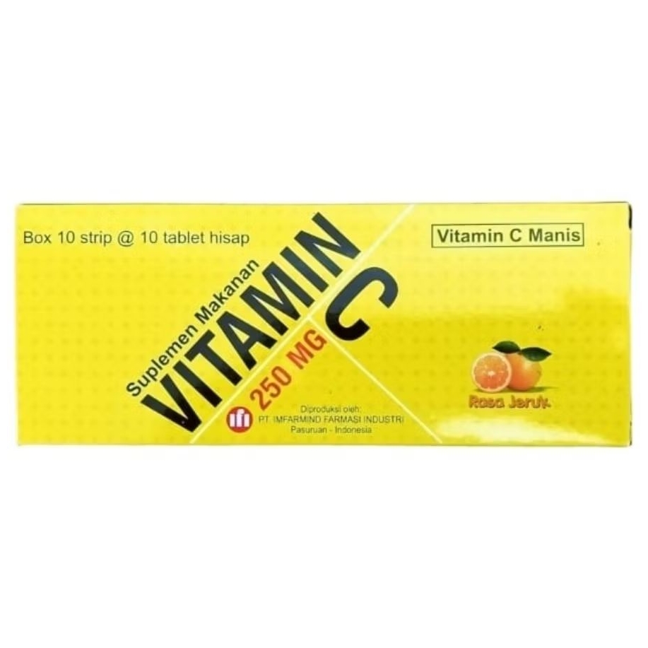 VITAMIN C 250mg (100's /Dus) - IFI /IMFARMIND