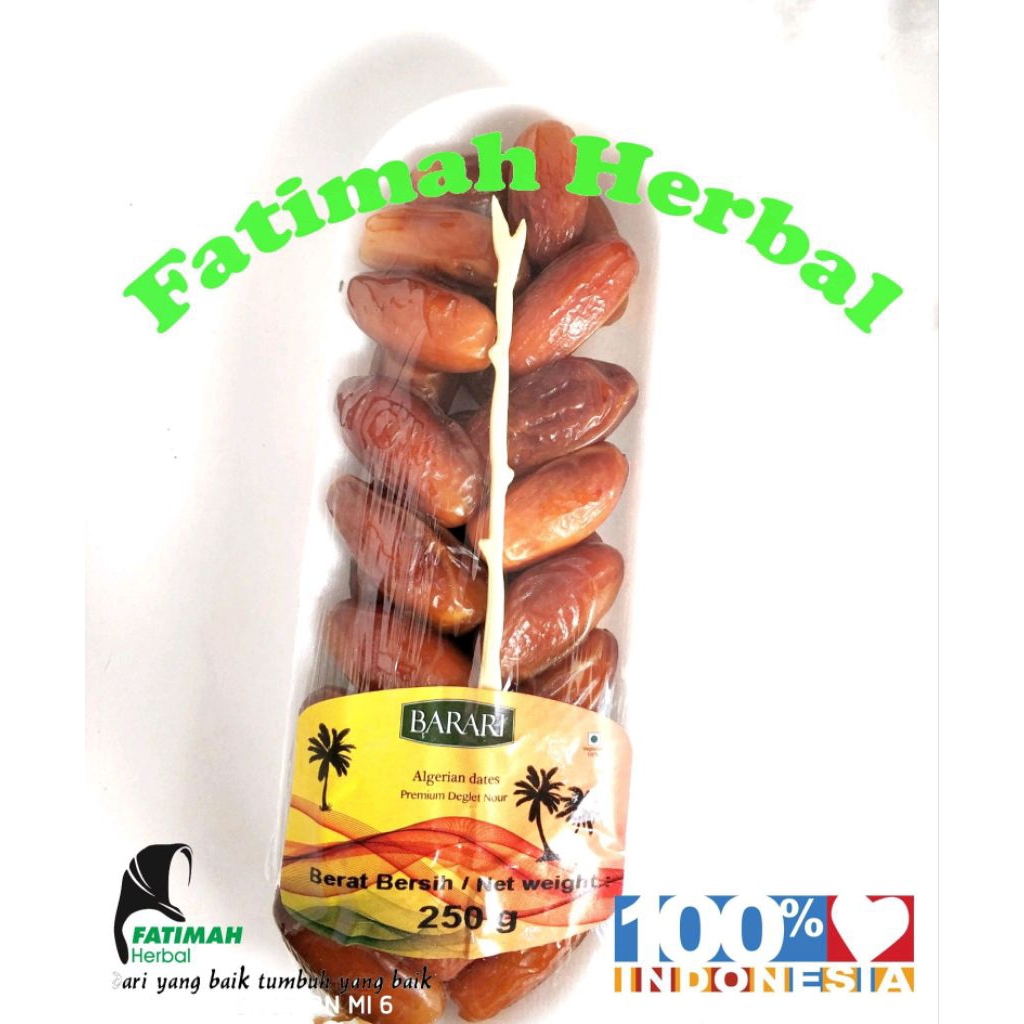 

Kurma Tangkai Tunis Barari - kurma perahu - 250 gr