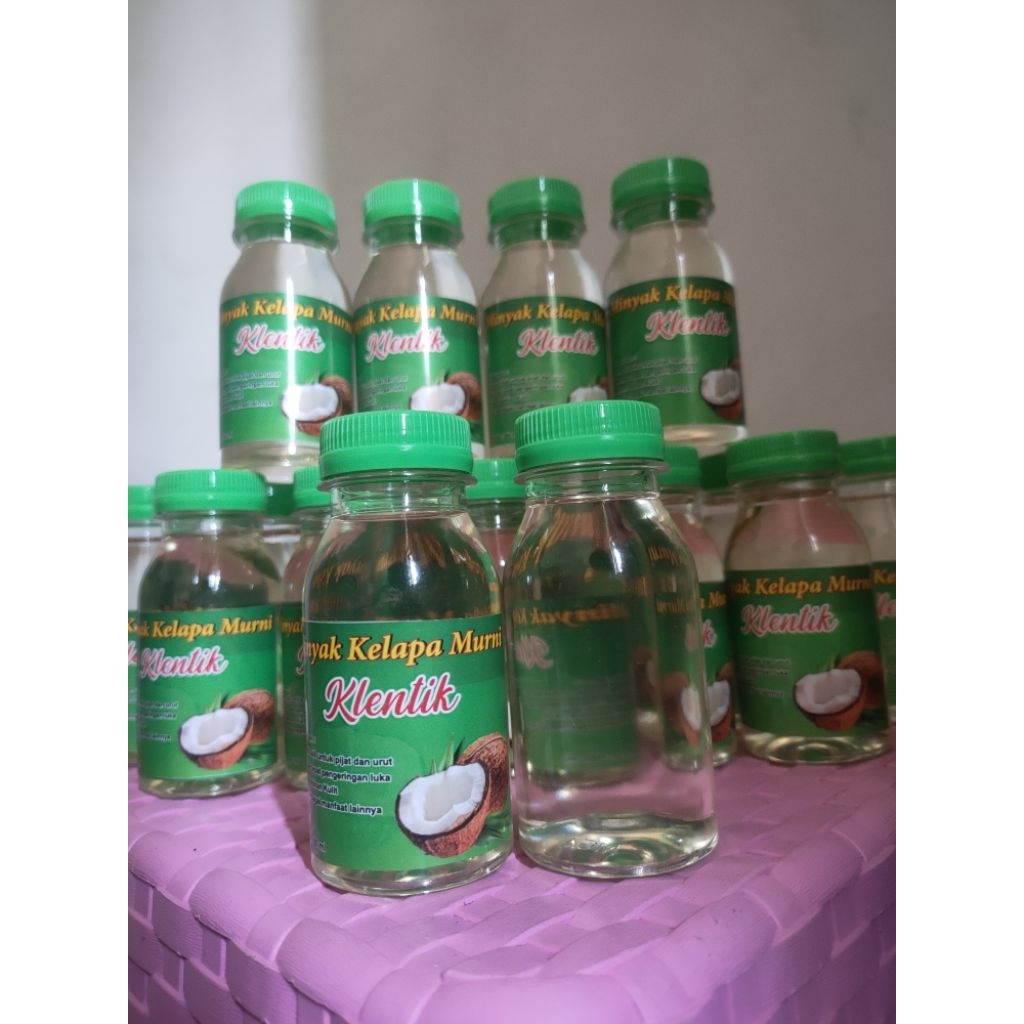 

minyak klentik kelapa murni 100% (virgin coconut oil)
