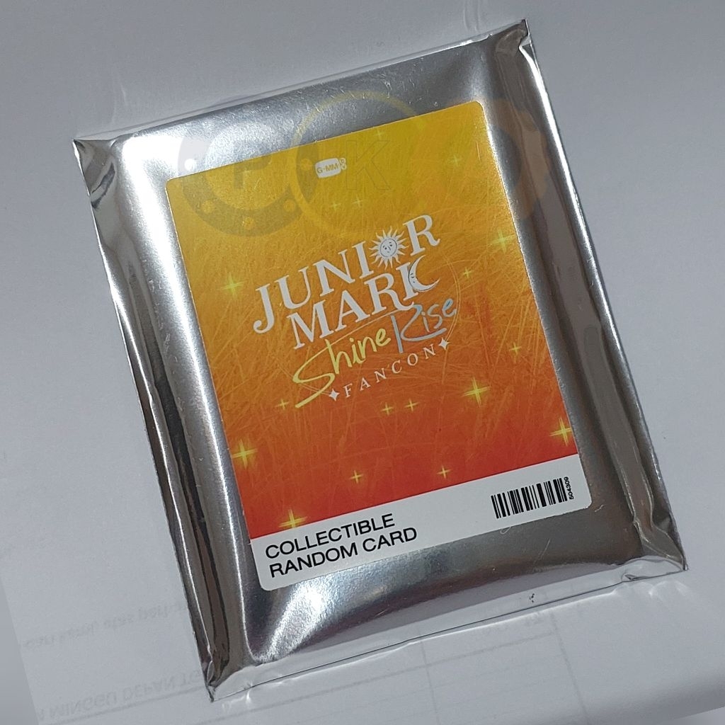 Collectible Card Junior Mark Shine Rise Fancon Random Card GMMTV juniormark junior panachai mark jir