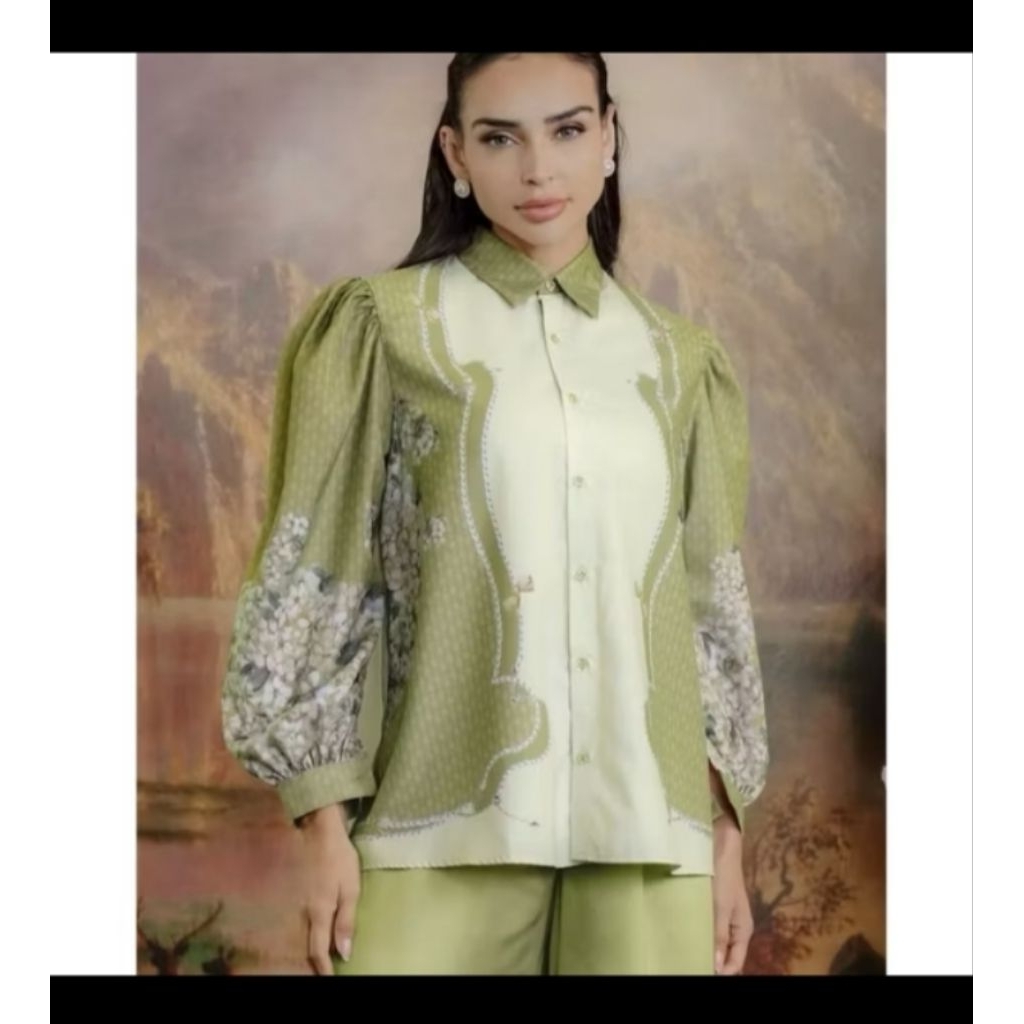 atasan / blouse echantia benang jarum new puffy