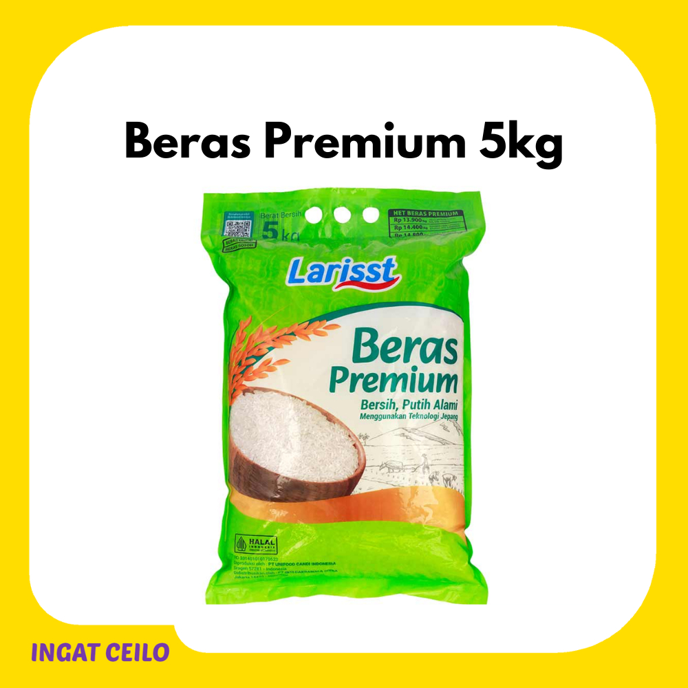 

Beras Premium Larisst Super 5 Kg