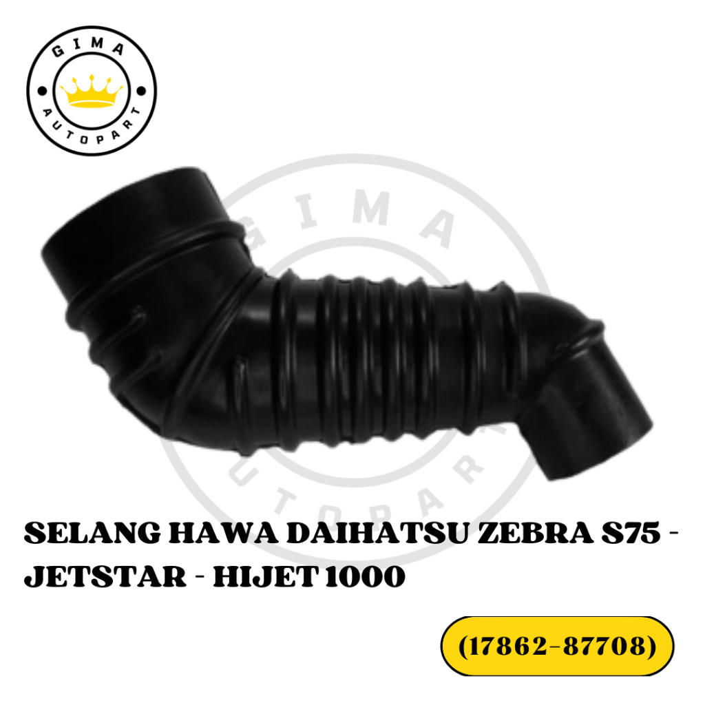 Karet Selang Hawa Filter Udara Mobil Daihatsu Zebra S75 - Jetstar - Hijet 1000 | High Quality