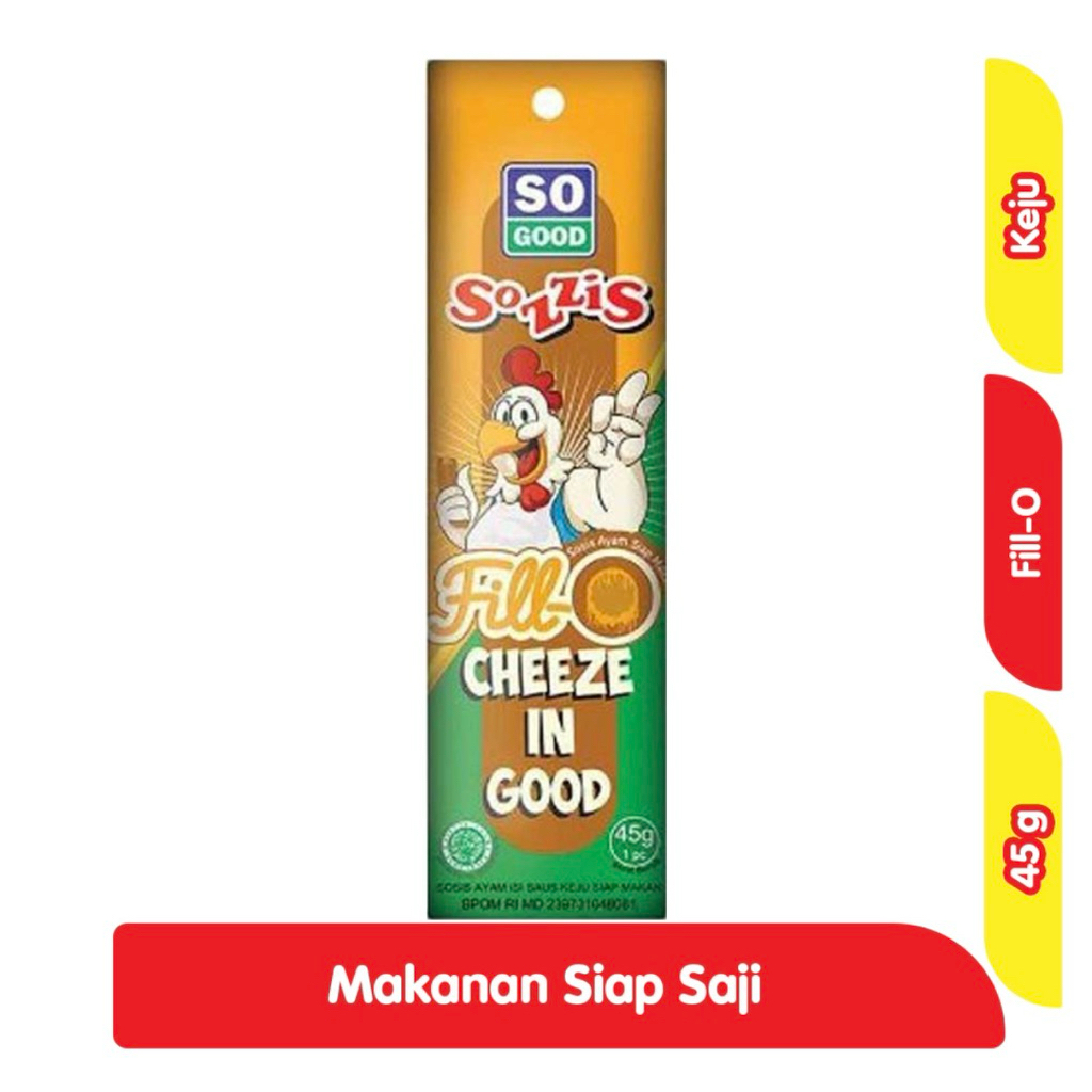 

Sozzis Fill-O Sosis Siap Makan Ayam Saus Keju 45 g